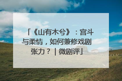 《山有木兮》：宫斗与柔情，如何兼修戏剧张力？｜微剧评