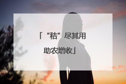 “秸”尽其用 助农增收