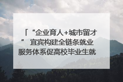 “企业育人+城市留才” 宜宾构建全链条就业服务体系促高校毕业生就业｜您牵挂的四川