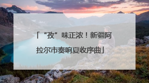 “孜”味正浓！新疆阿拉尔市奏响夏收序曲