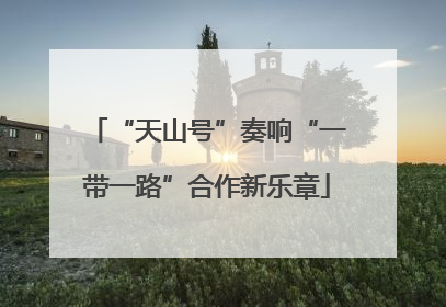 “天山号”奏响“一带一路”合作新乐章