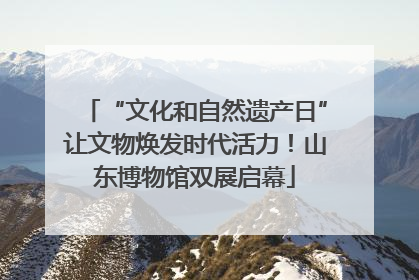 “文化和自然遗产日”让文物焕发时代活力！山东博物馆双展启幕