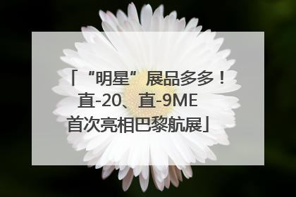 “明星”展品多多！直-20、直-9ME首次亮相巴黎航展