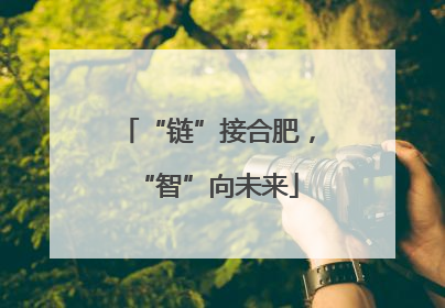 “链”接合肥，“智”向未来