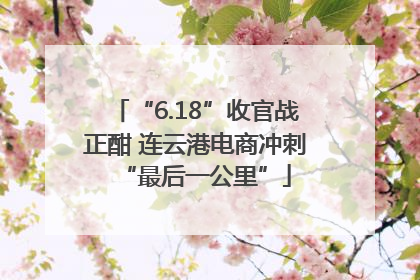 “6.18”收官战正酣 连云港电商冲刺“最后一公里”