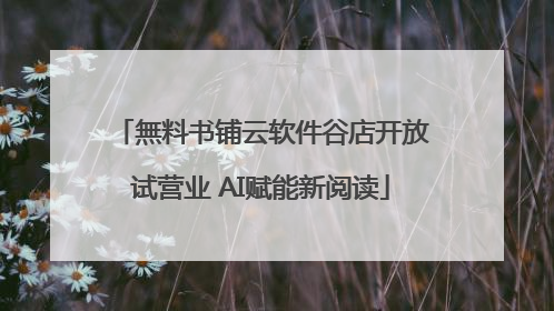 無料书铺云软件谷店开放试营业 AI赋能新阅读