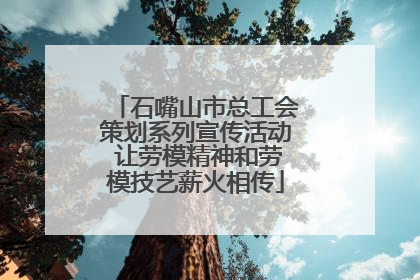 石嘴山市总工会策划系列宣传活动 让劳模精神和劳模技艺薪火相传