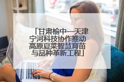 甘肃榆中—天津宁河科技协作推动高原夏菜智慧育苗与品种革新工程