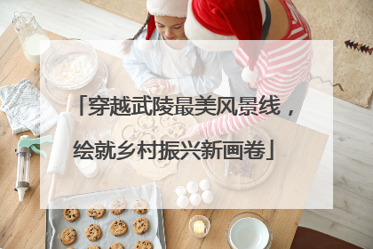 穿越武陵最美风景线，绘就乡村振兴新画卷