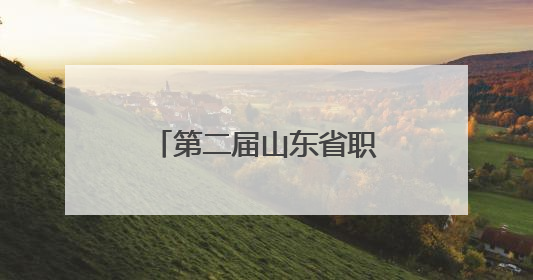 第二届山东省职业技能大赛开幕