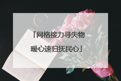 网格接力寻失物 暖心速归抚民心