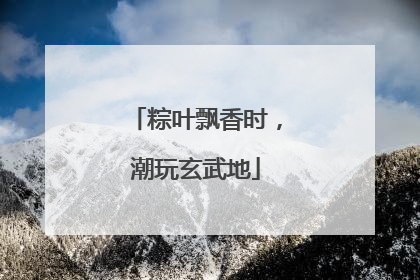 粽叶飘香时，潮玩玄武地