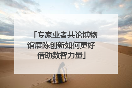 专家业者共论博物馆展陈创新如何更好借助数智力量