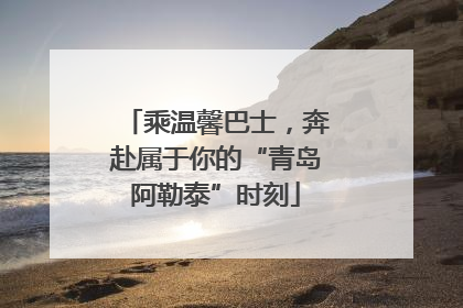 乘温馨巴士，奔赴属于你的“青岛阿勒泰”时刻