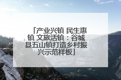 产业兴镇 民生惠镇 文旅活镇：谷城县五山镇打造乡村振兴示范样板
