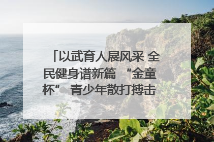 以武育人展风采 全民健身谱新篇 “金童杯” 青少年散打搏击邀请赛圆满落幕