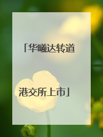 华曦达转道港交所上市