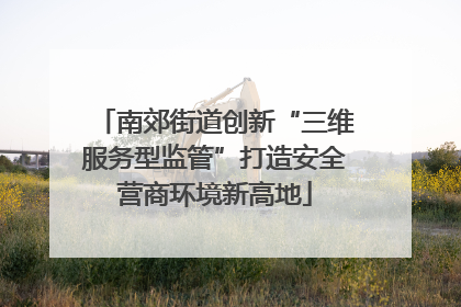 南郊街道创新“三维服务型监管”打造安全营商环境新高地