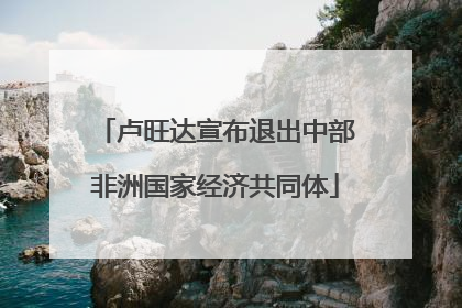 卢旺达宣布退出中部非洲国家经济共同体