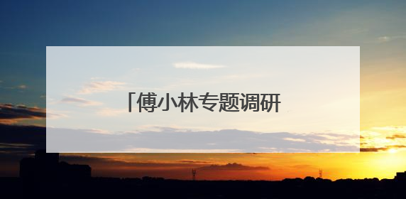 傅小林专题调研“两山”转化突破攻坚战推进情况
