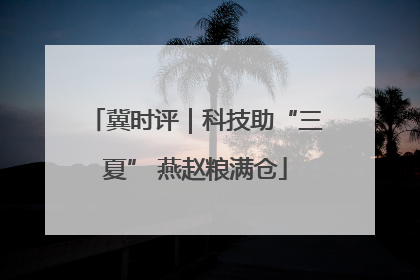 冀时评｜科技助“三夏” 燕赵粮满仓
