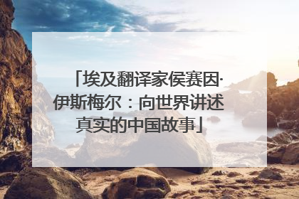 埃及翻译家侯赛因·伊斯梅尔：向世界讲述真实的中国故事