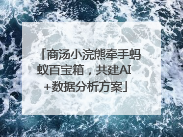商汤小浣熊牵手蚂蚁百宝箱，共建AI+数据分析方案