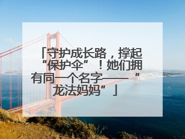 守护成长路，撑起“保护伞”！她们拥有同一个名字——“龙法妈妈”