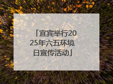 宜宾举行2025年六五环境日宣传活动