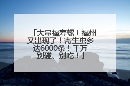 大量福寿螺！福州又出现了！寄生虫多达6000条！千万别碰、别吃！