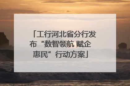 工行河北省分行发布“数智领航 赋企惠民”行动方案