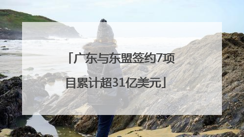 广东与东盟签约7项目累计超31亿美元