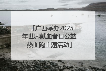 广西举办2025年世界献血者日公益热血跑主题活动