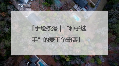 手绘条漫｜“种子选手”的麦王争霸赛