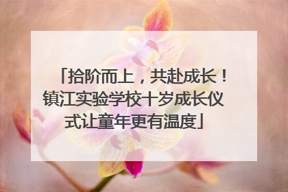 拾阶而上，共赴成长！镇江实验学校十岁成长仪式让童年更有温度