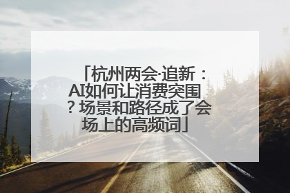 杭州两会·追新：AI如何让消费突围？场景和路径成了会场上的高频词