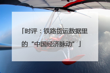 时评：铁路货运数据里的“中国经济脉动”
