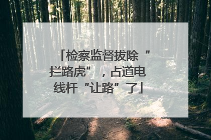 检察监督拔除“拦路虎”，占道电线杆“让路”了
