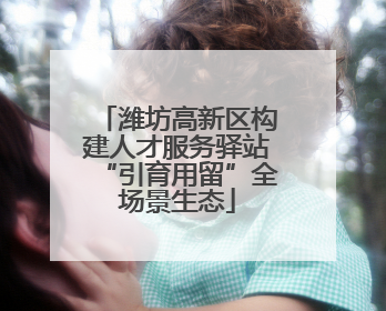 潍坊高新区构建人才服务驿站“引育用留”全场景生态