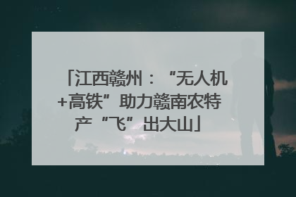 江西赣州：“无人机+高铁”助力赣南农特产“飞”出大山