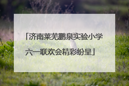 济南莱芜鹏泉实验小学六一联欢会精彩纷呈