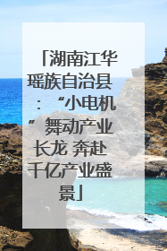 湖南江华瑶族自治县：“小电机”舞动产业长龙 奔赴千亿产业盛景