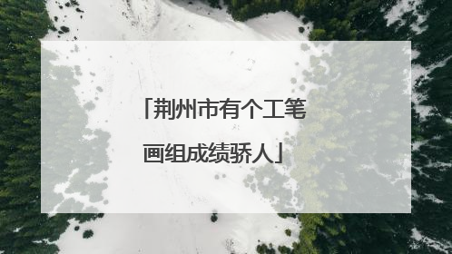 荆州市有个工笔画组成绩骄人