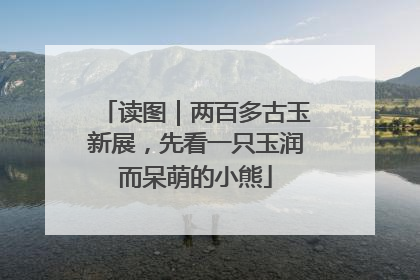 读图｜两百多古玉新展，先看一只玉润而呆萌的小熊