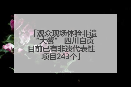观众现场体验非遗“大餐” 四川自贡目前已有非遗代表性项目243个