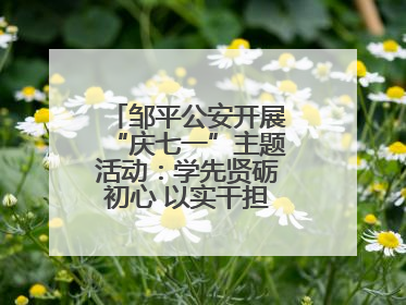 邹平公安开展“庆七一”主题活动：学先贤砺初心 以实干担当护航新征程