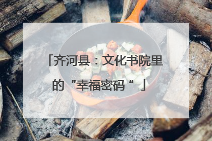齐河县：文化书院里的“幸福密码 ”