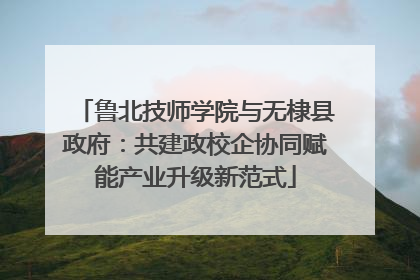 鲁北技师学院与无棣县政府：共建政校企协同赋能产业升级新范式