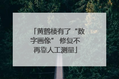 黄鹤楼有了“数字画像” 修复不再靠人工测量