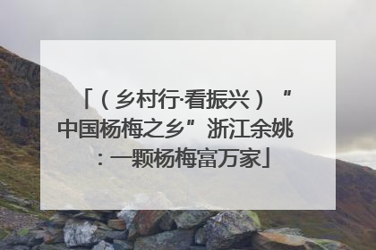 （乡村行·看振兴）“中国杨梅之乡”浙江余姚：一颗杨梅富万家